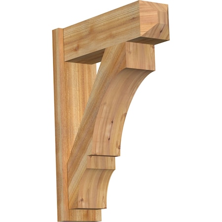 Ekena Millwork Balboa Rough Sawn Craftsman Outlooker, Western Red Cedar, 8"W x 26"D x 34"H OUT08X26X34BOA04RWR